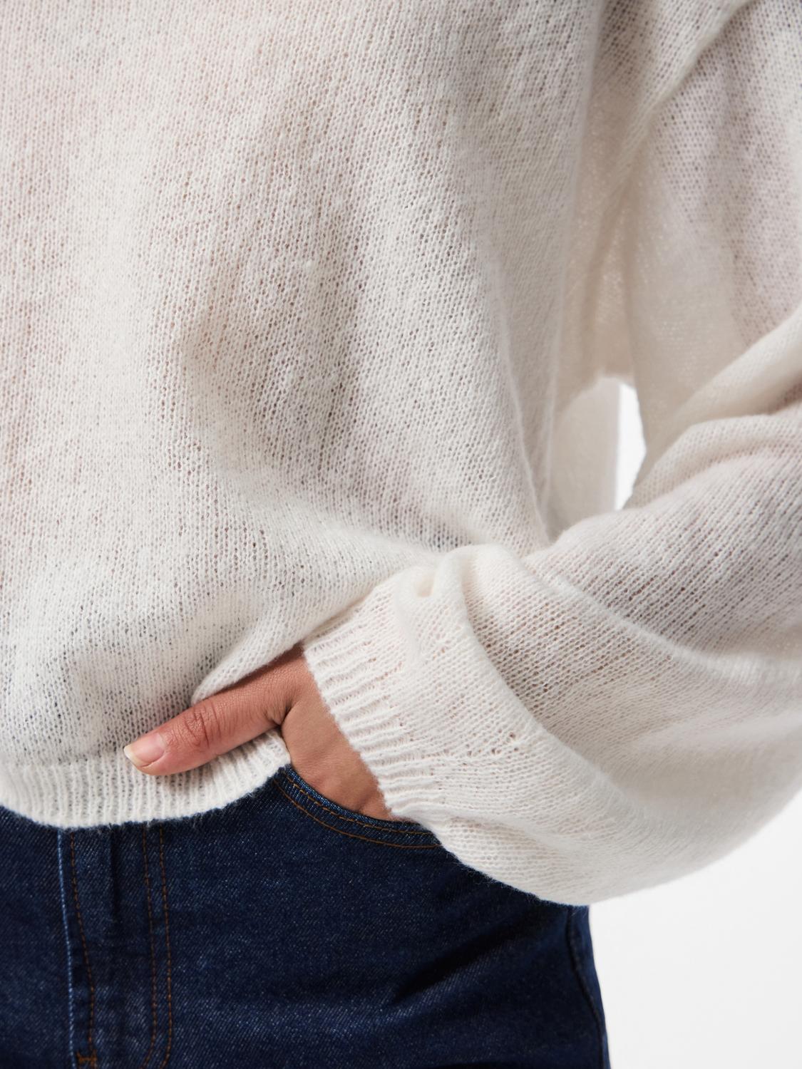 PCIDA Pullover - Cloud Dancer - VERO MODA & VILA Bergvik